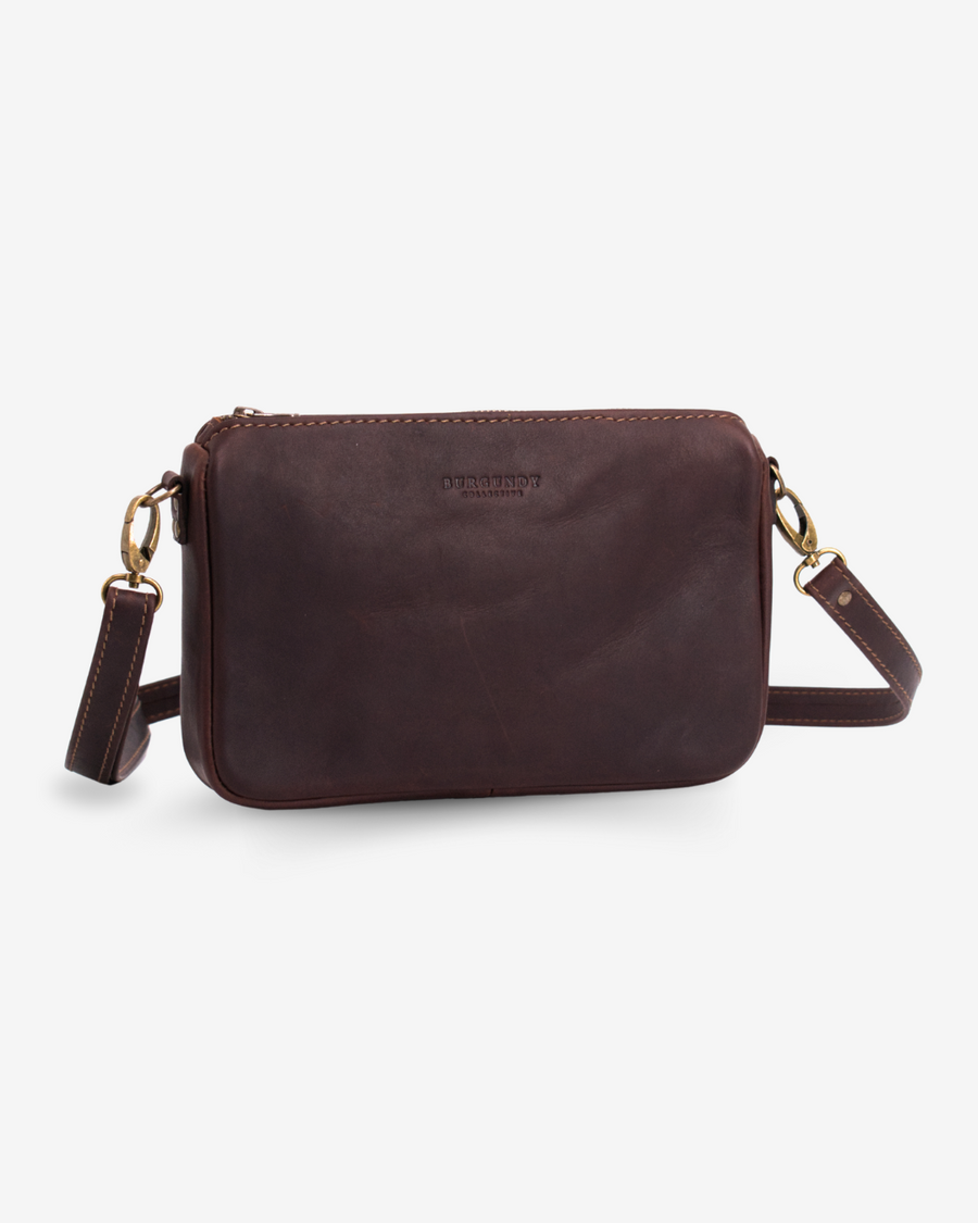 The Leather Sling Bag Burgundy Collective
