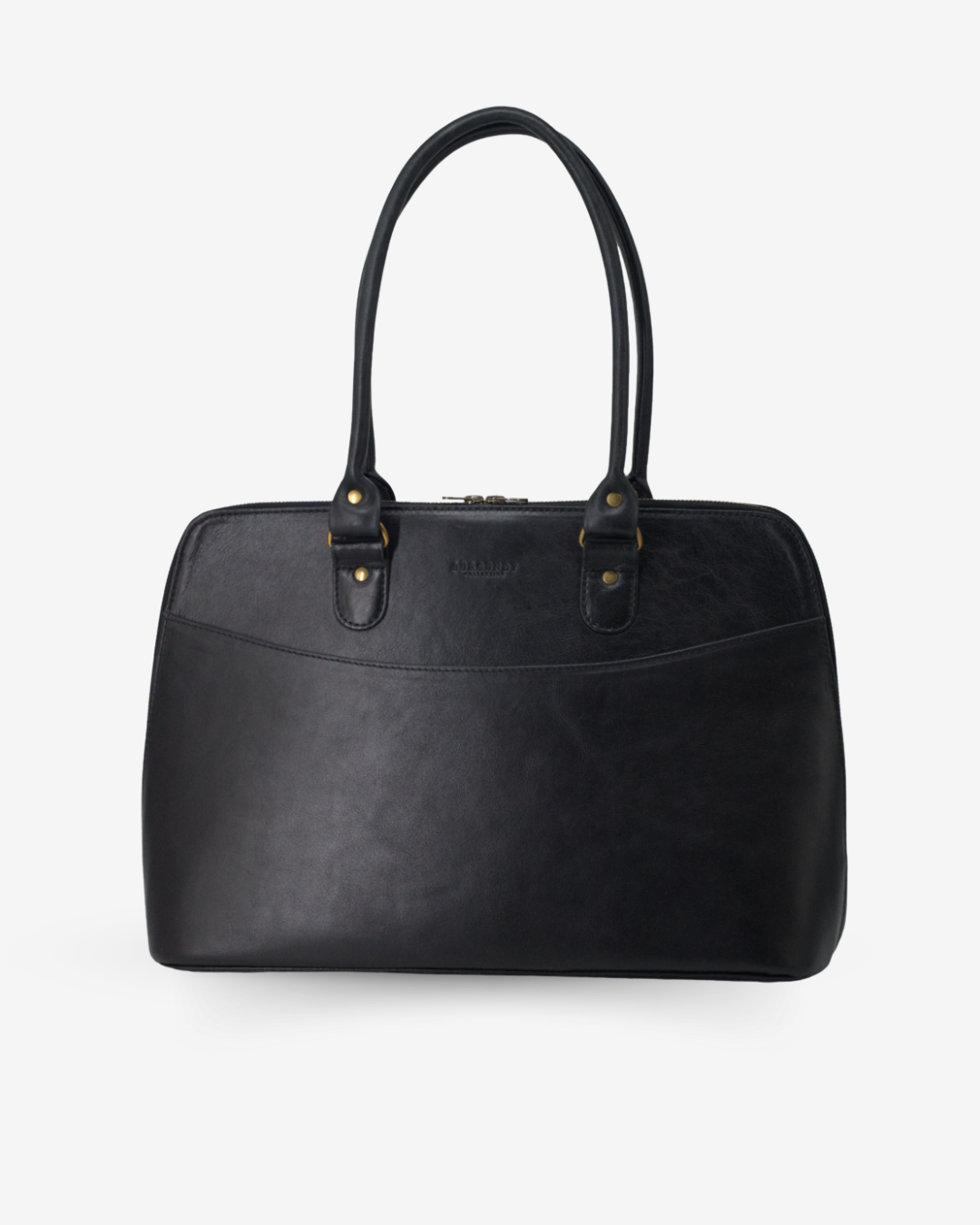 The Ladies Leather Work Bag Burgundy Collective Tan