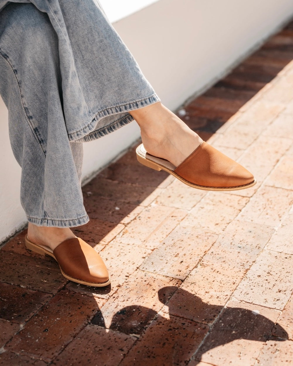 Luna Mule - Tan