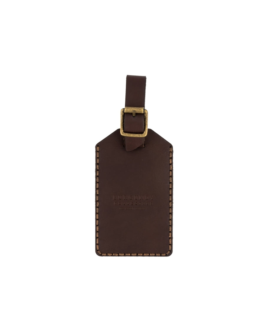 The Luggage Tag – Brown front view