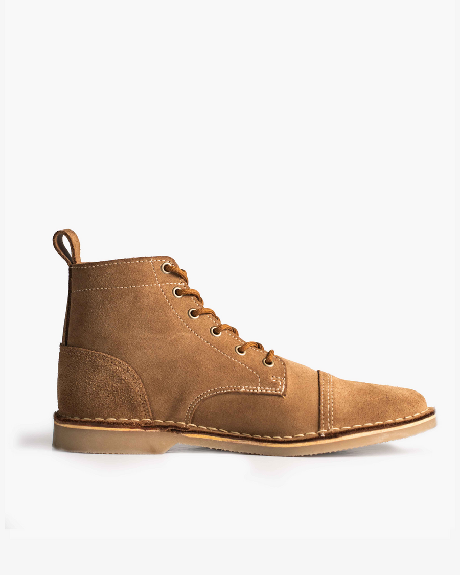 The Workman s Boot Desert Suede Burgundy Collective