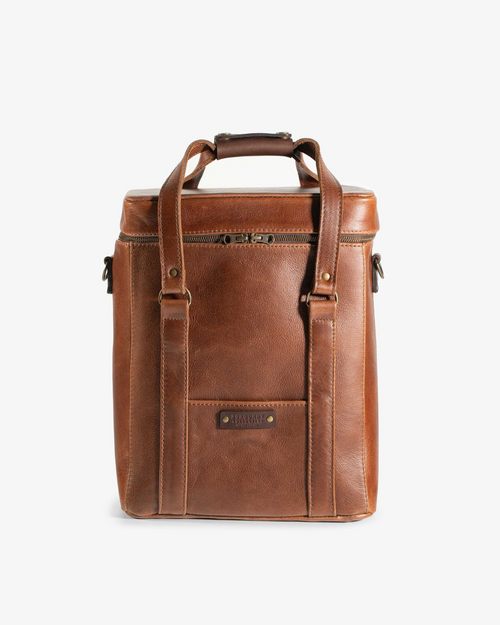 Brown leather texture swatch