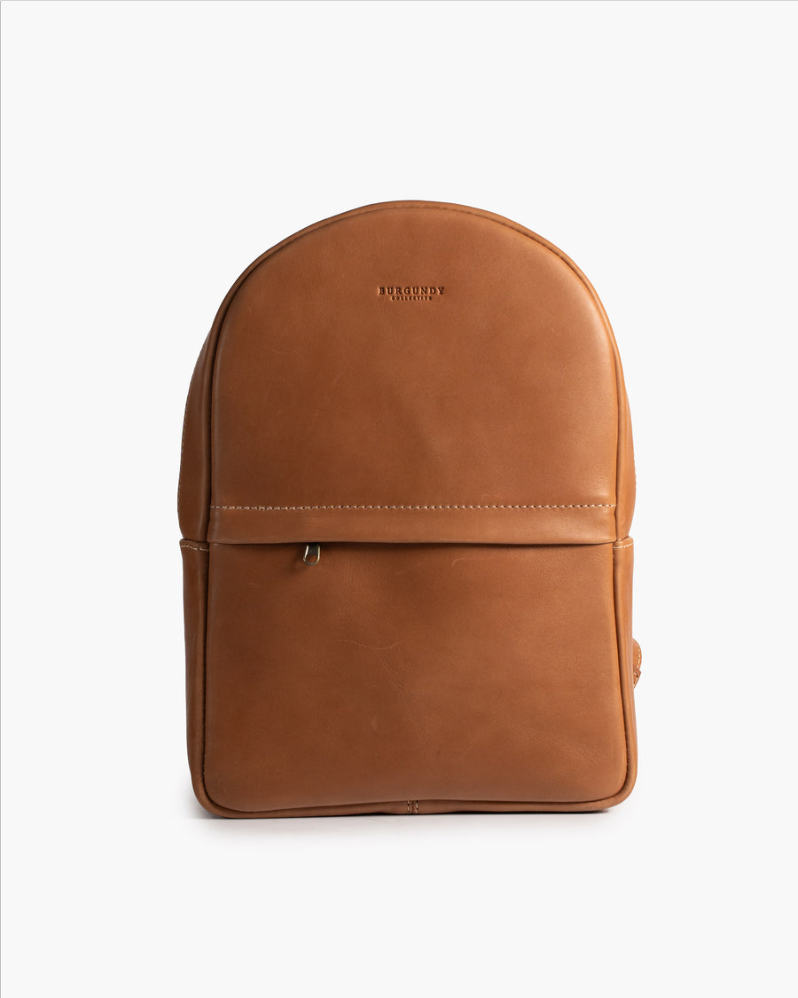 black and burgundy leather backpack Sahara Leather Backpack