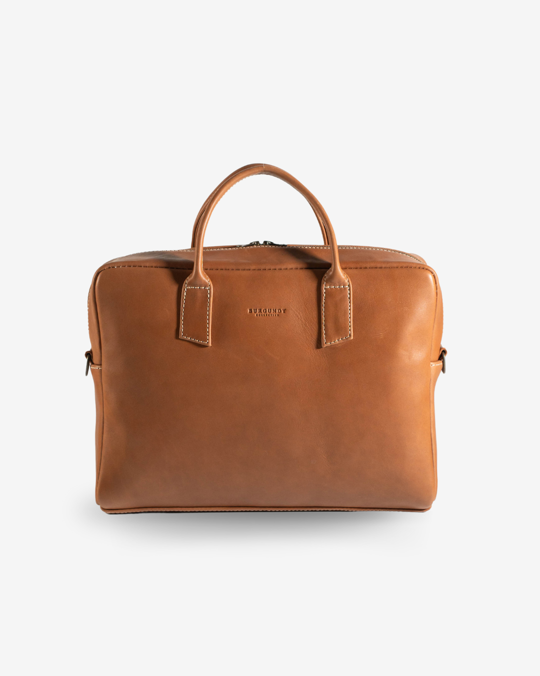 Small Rectangular Briefcases The Slim Briefcase – Burgundy Collective